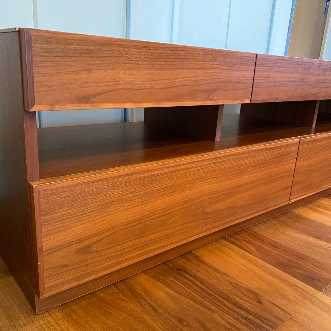 ACTUS アクタス　テレビボード　テレビ台　木目　ブラウン　茶色　高級家具