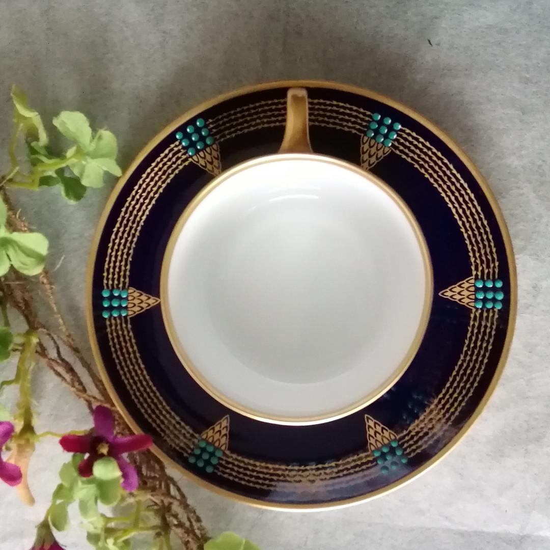 逸品　フッチェンロイター　アールデコ金彩ジュエルC&S　ドイツ　アンティーク