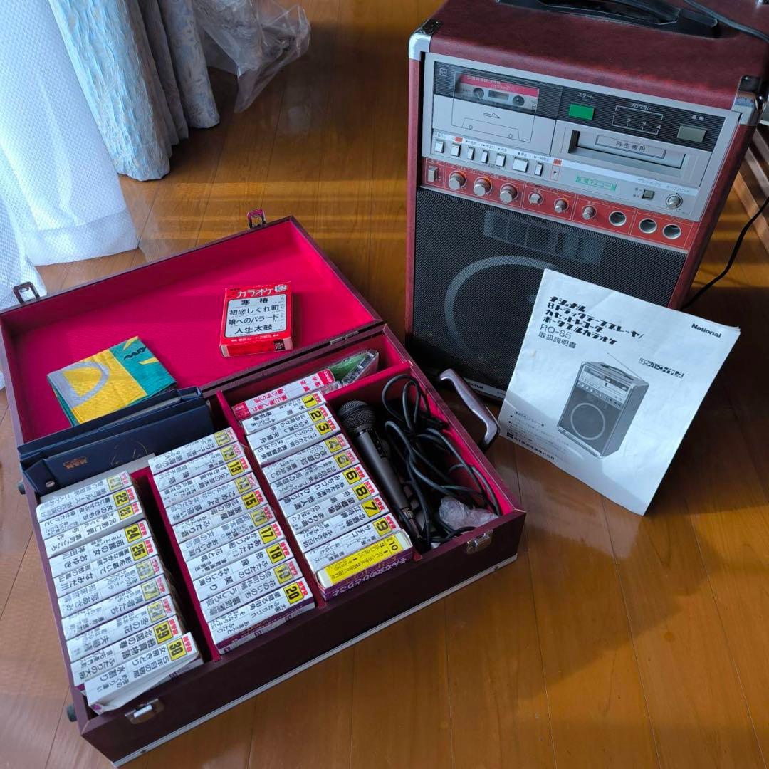 National RQ-85 8トラックテープ カセットレコーダ 希少 当時物