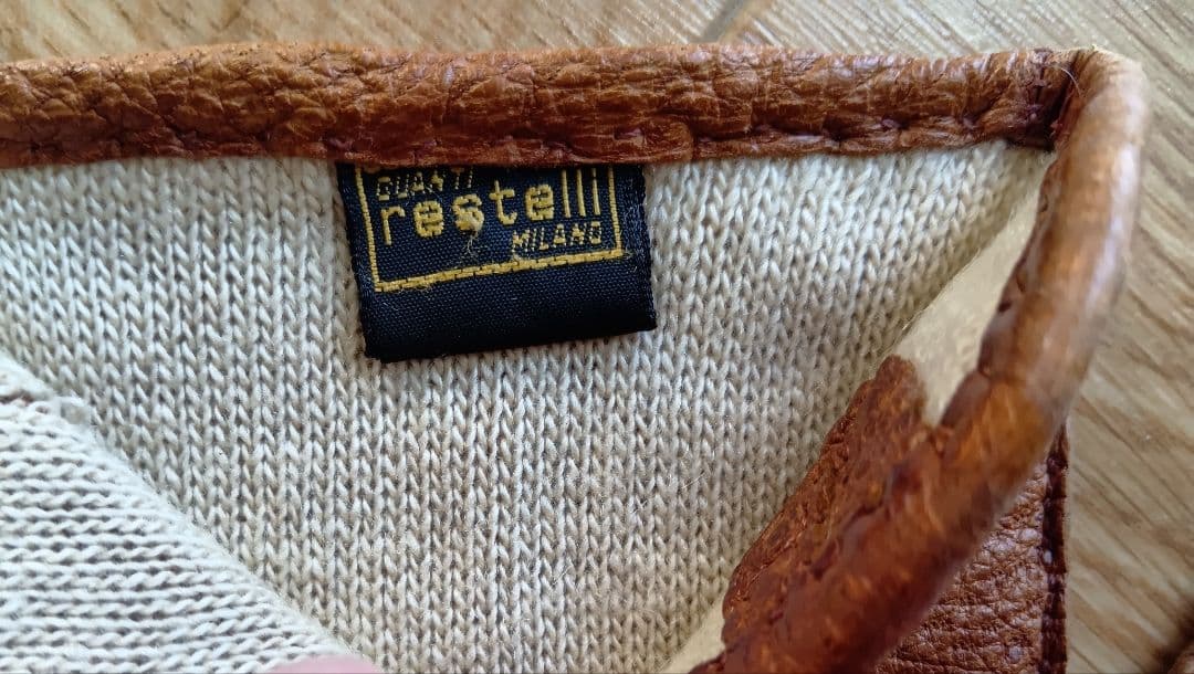 h*u様 restelli レステリ ペッカリーグローブ カシミアライニング