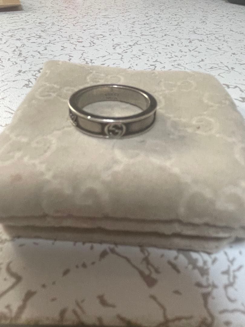 GUCCI ステンレススチールリング MADE IN ITALY