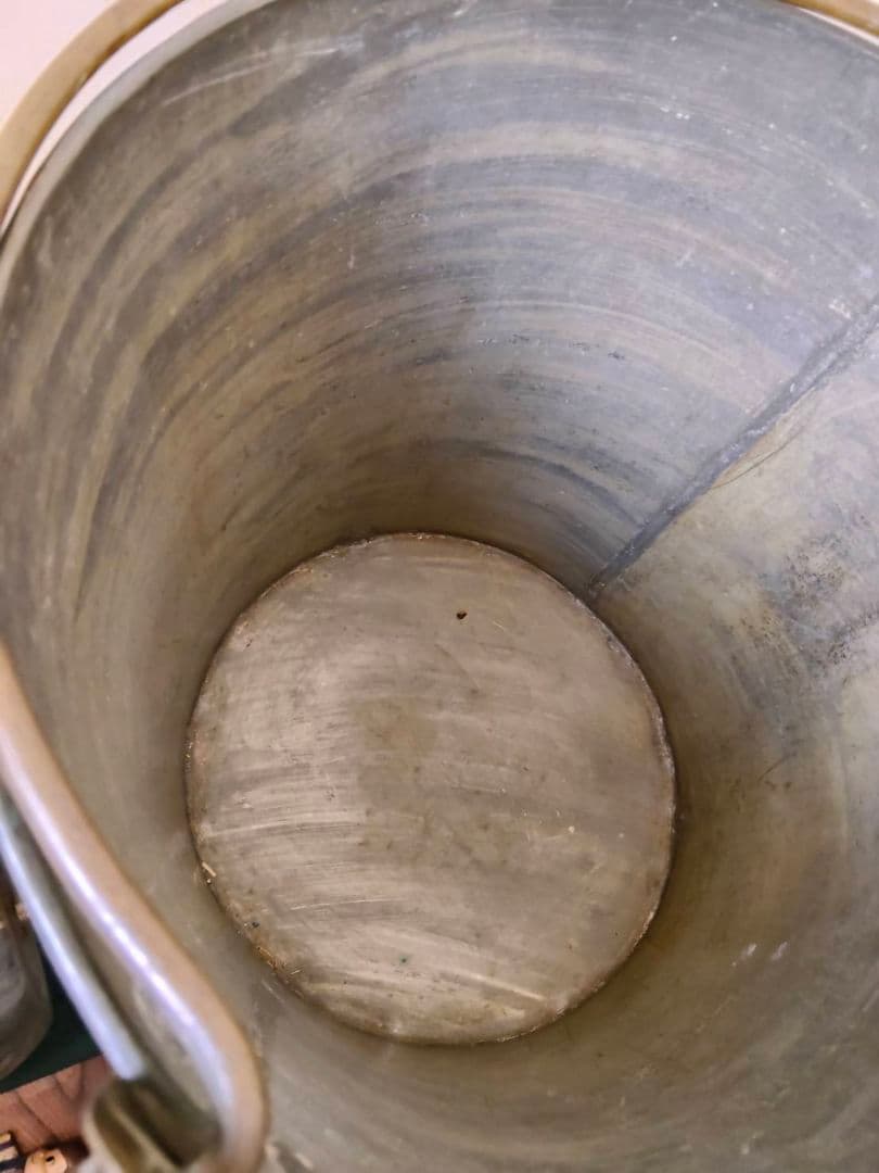 ★古い銅バケツ　シャビー　インダストリアル　昭和レトロ　古道具　アンティーク