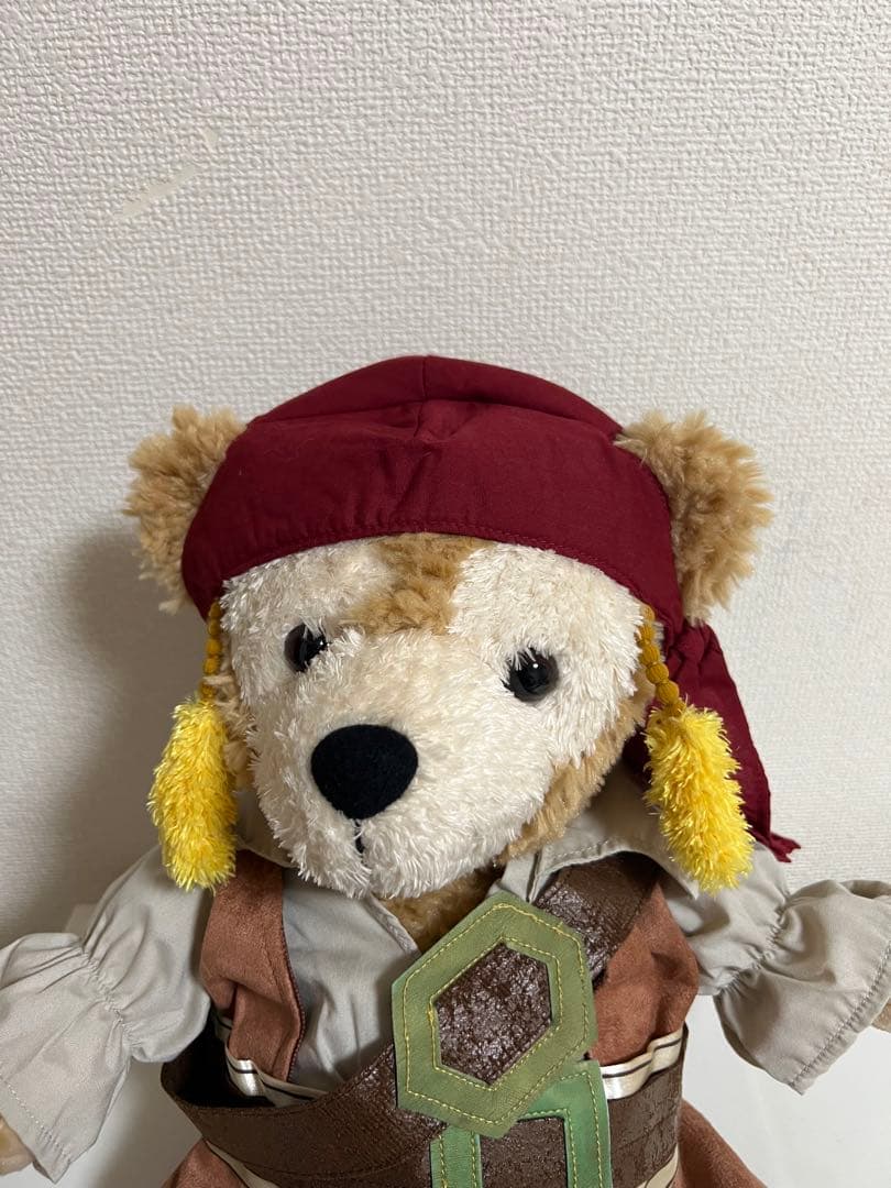 ダッフィーのぬいぐるみパイレーツコスチューム