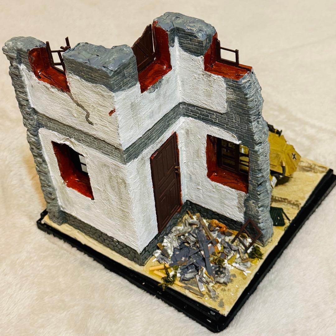 ドイツ軍偵察部隊 輪装甲偵察Sd.Kfz.222ジオラマ情景ジオラマセット