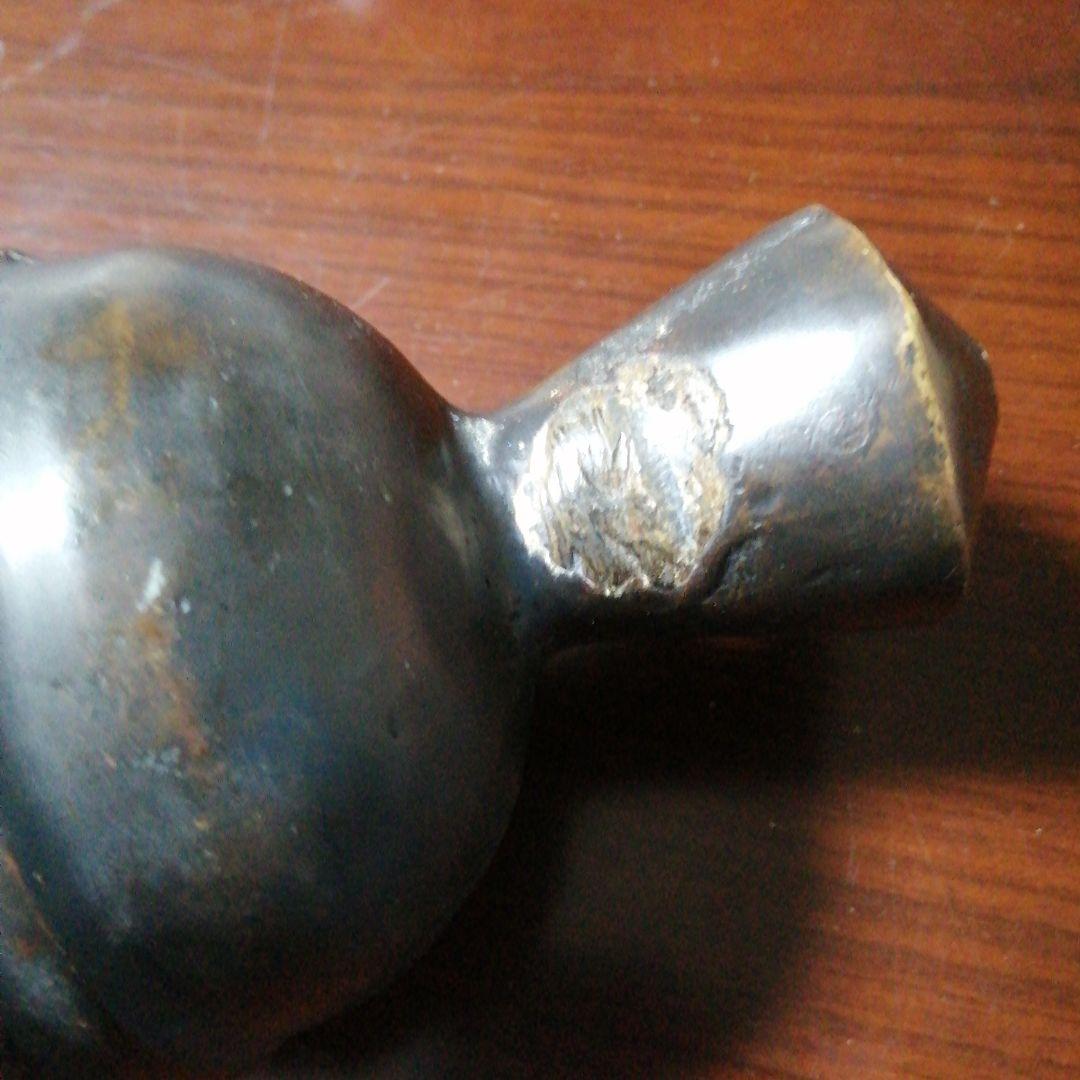 銅製　大砲形昇龍彫銅器　42cm　約5.9kg