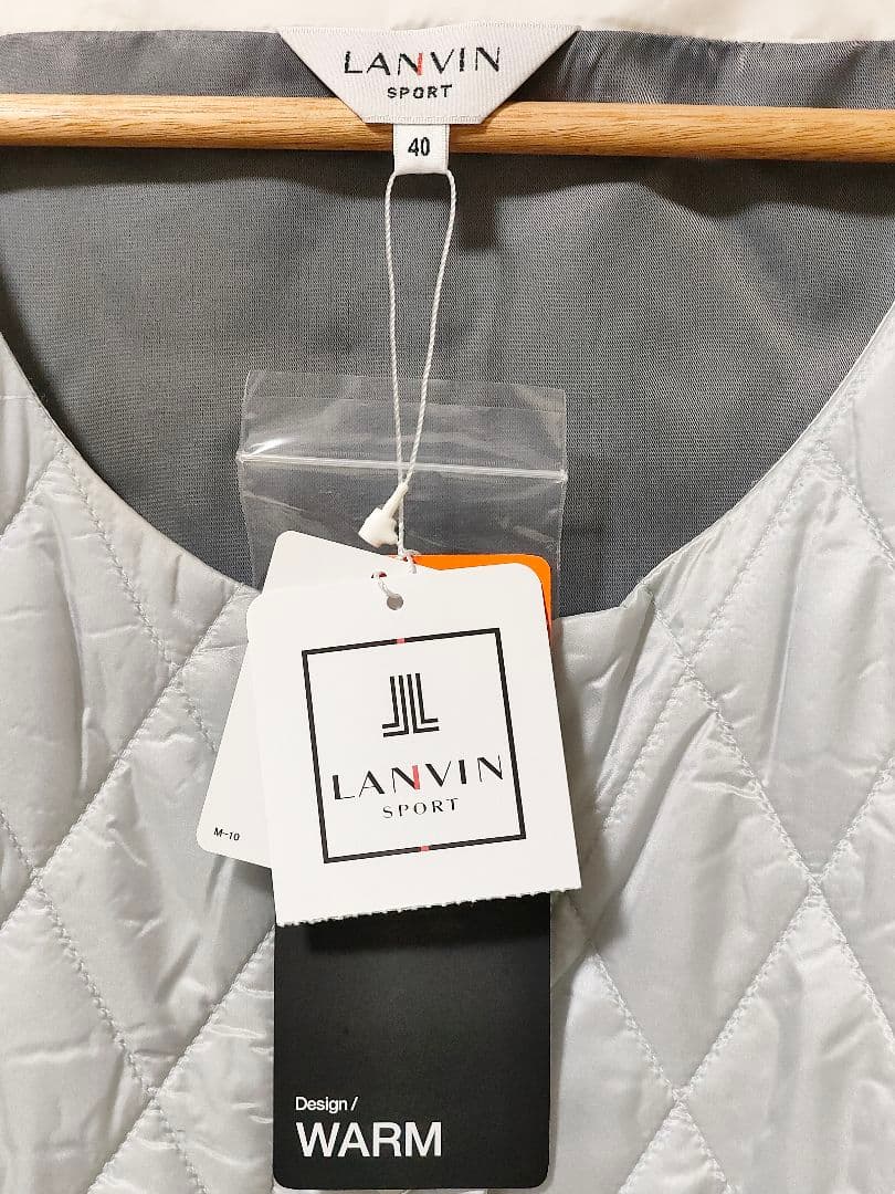 新品 ランバンスポール ワンピース 冬 キルティング 中綿 40