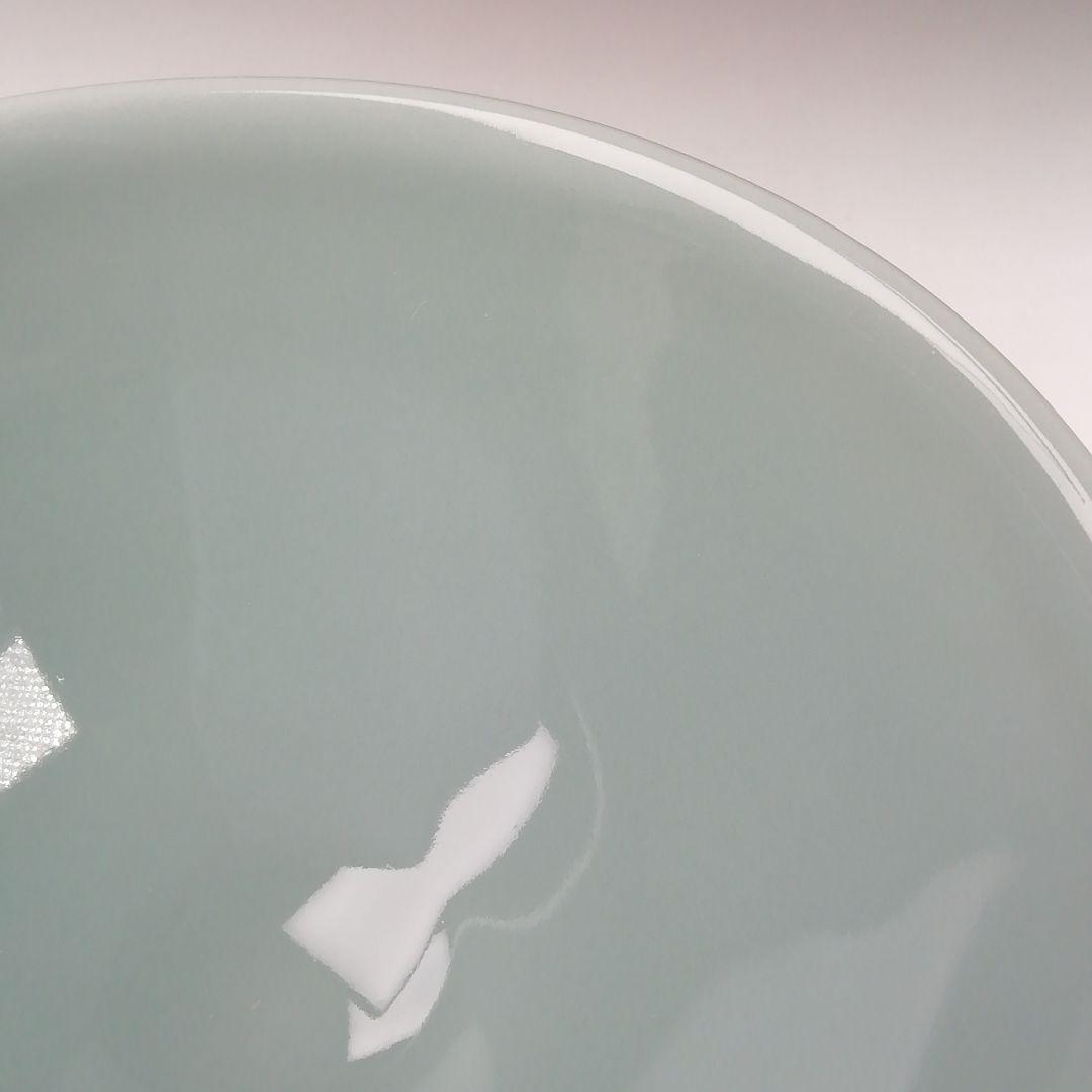 Ｔ３７５　茶碗　『青瓷　茶碗』『米沢久 造』　共箱　抹茶碗　茶道具