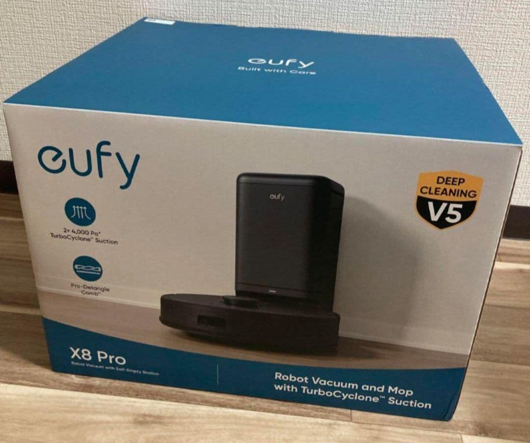 自動ゴミ収集ステーション付 ロボット掃除機 Eufy Clean X8 Pro