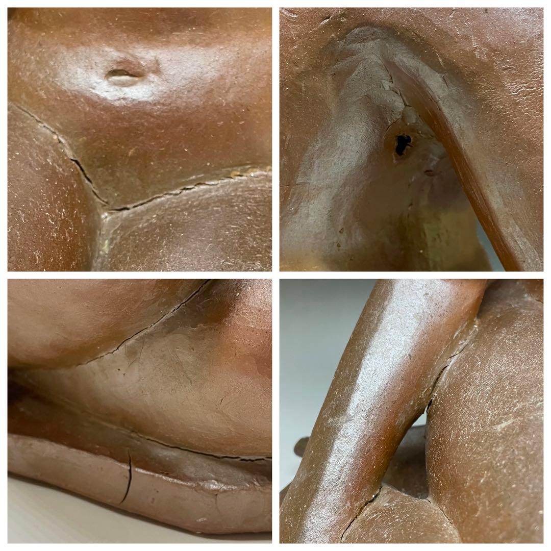 モンテパパ　昭和の名工　岡本錦朋　備前焼　裸婦像