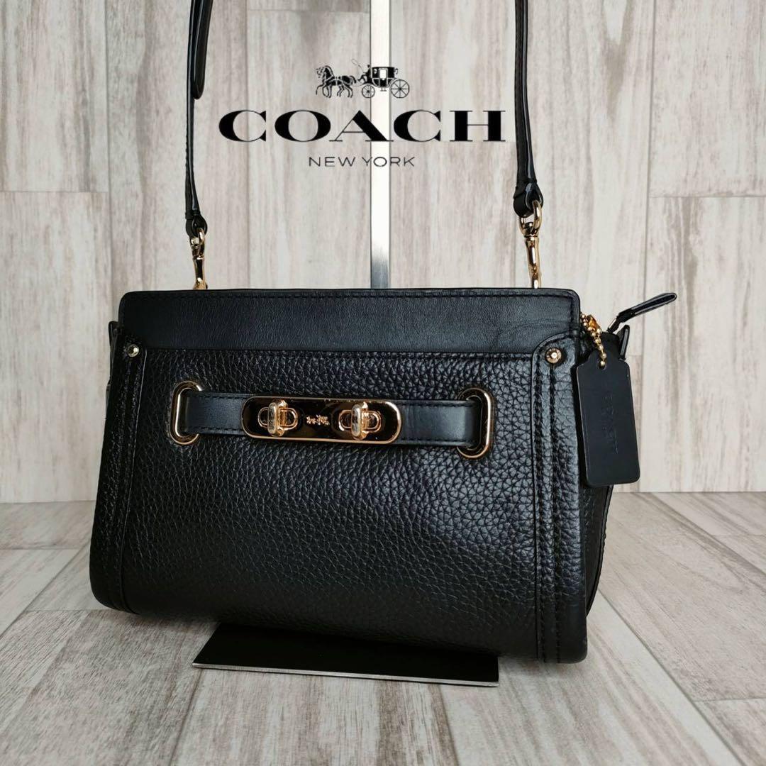 45 COACH コーチ　レザー　ショルダーバッグ