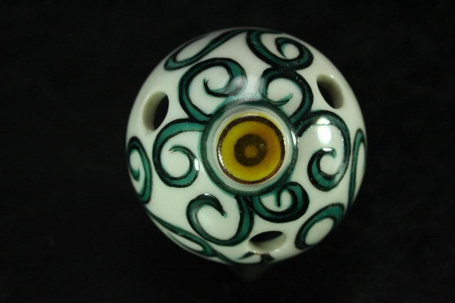 九谷 色絵 香炉(K-LC861)