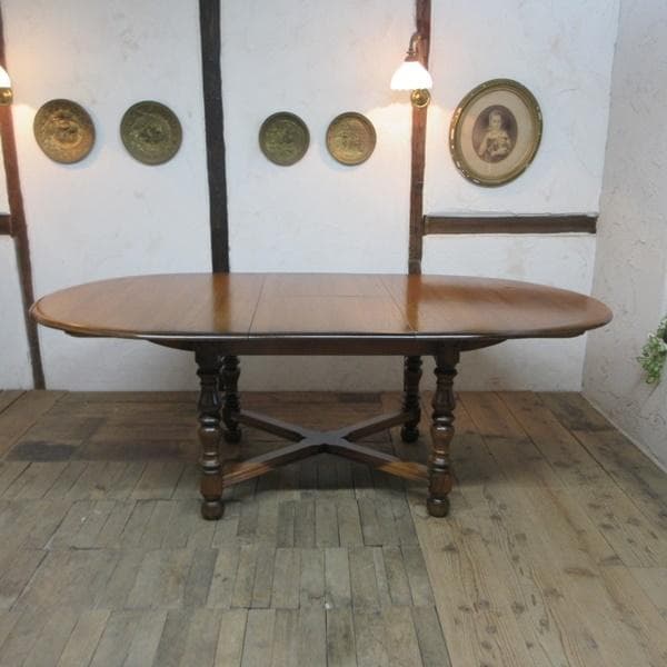 イギリス アンティーク 家具 アーコール ダイニングテーブル 英国製 6933d