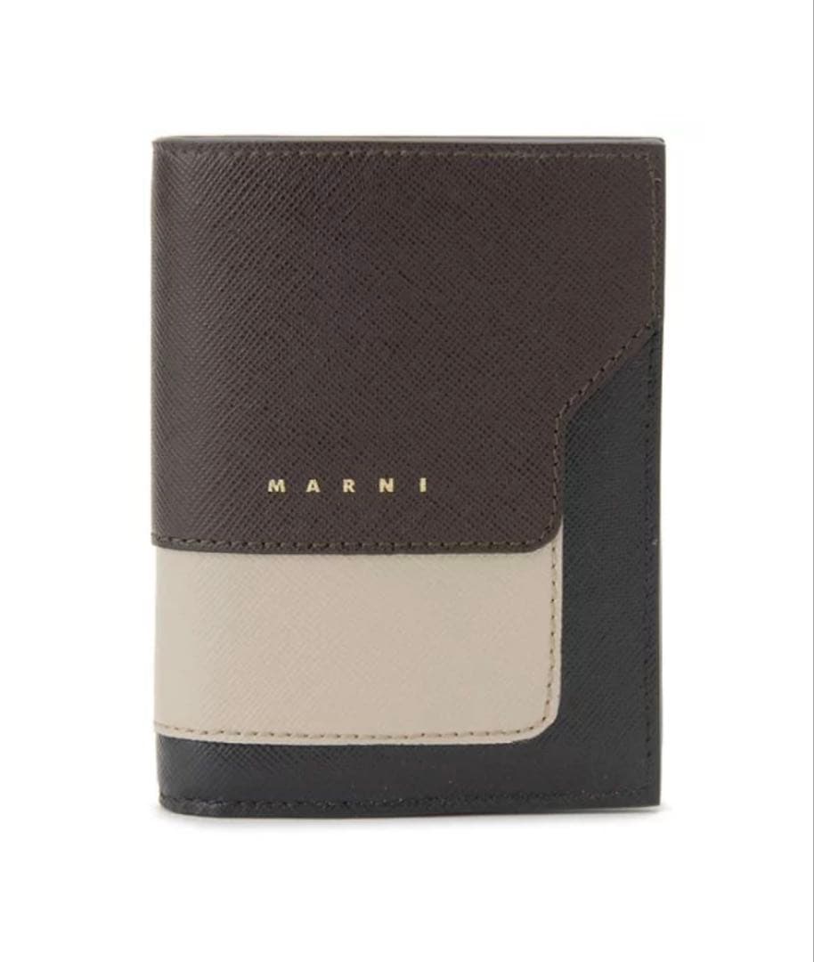 marni 折り畳み財布　ブラウン