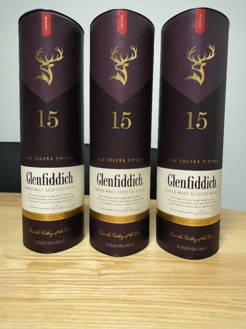 【新品未開封送料込】グレンフィディック 15年 ソレラリザーブ 700ml×3本