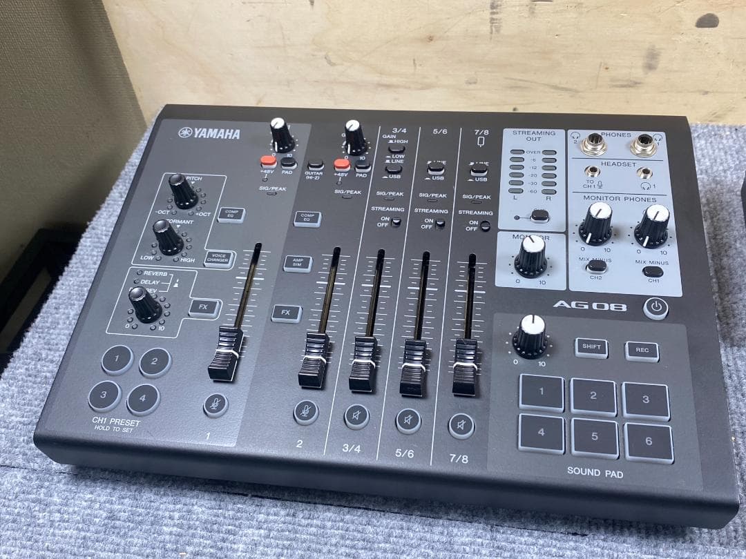 093 YAMAHA AG08 オーディオインターフェース 配信