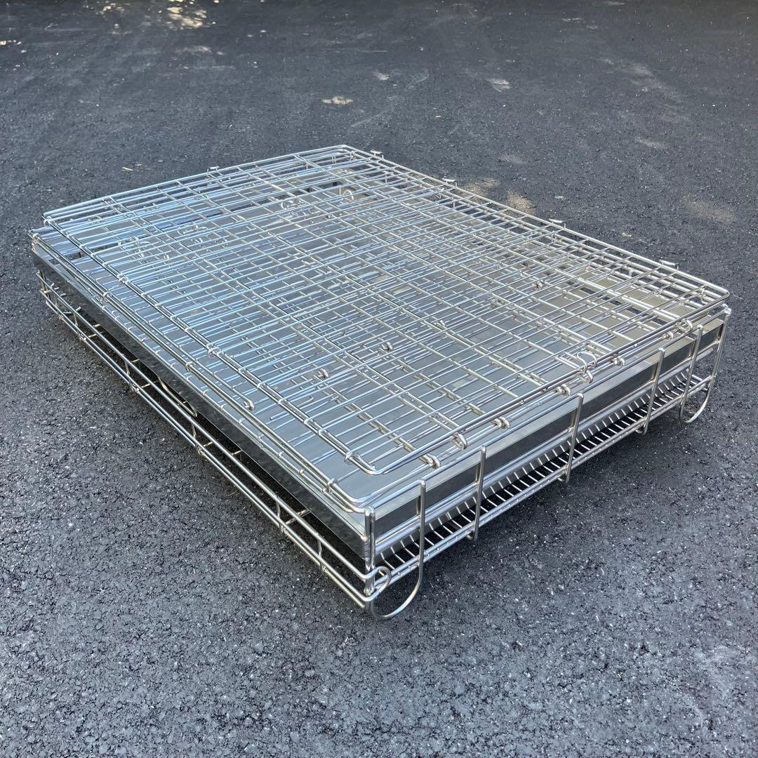 ハチコウ ステンレスケージＬ−ＳＯＰ 長面扉780mm×550mm×H680mm