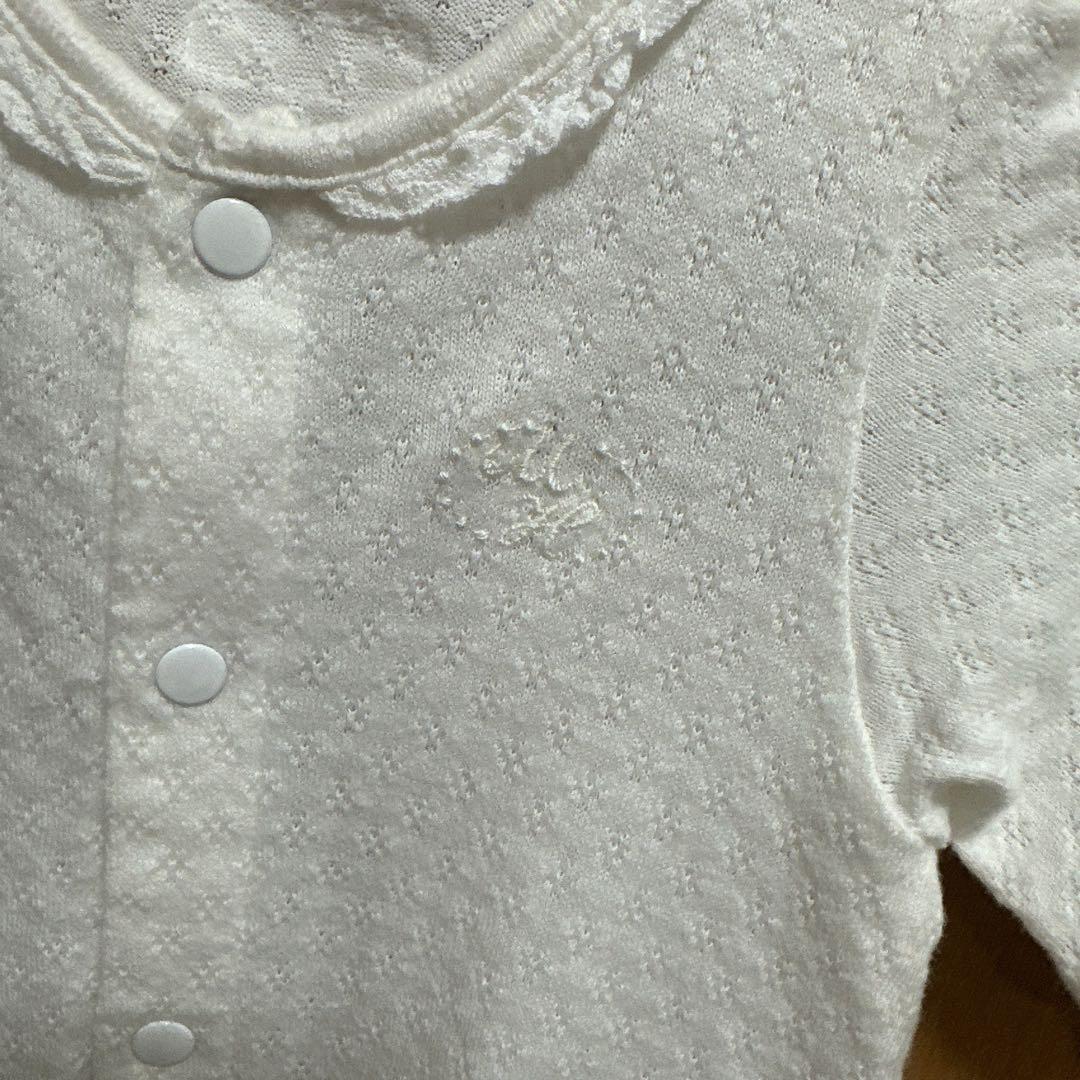 美品 ミキハウス 新生児 セレモニードレス3点セット