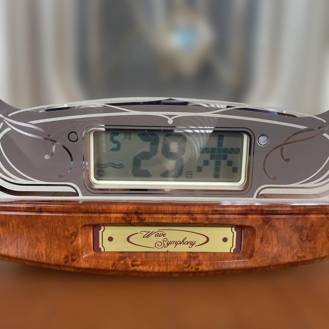 美品　セイコー　電波　からくり時計　RE556B ウェーブシンフォニー