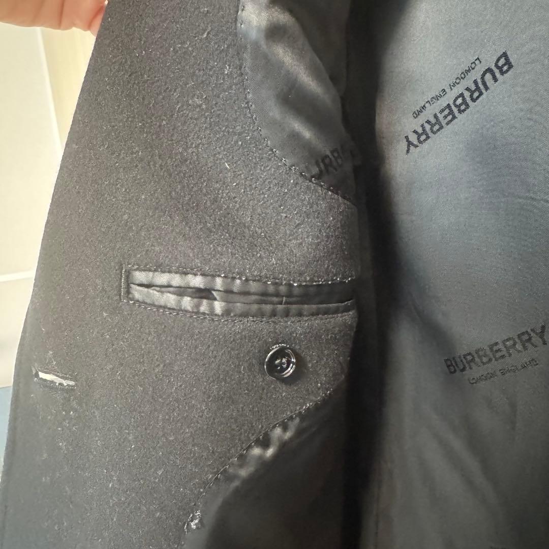 BURBERRY ブラック チェスターコート