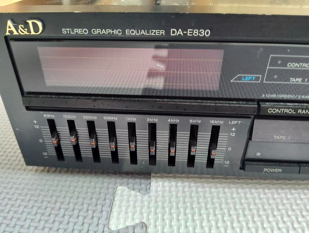 A&D DA-E830 9素子グラフィックイコライザー AKAI DIATONE