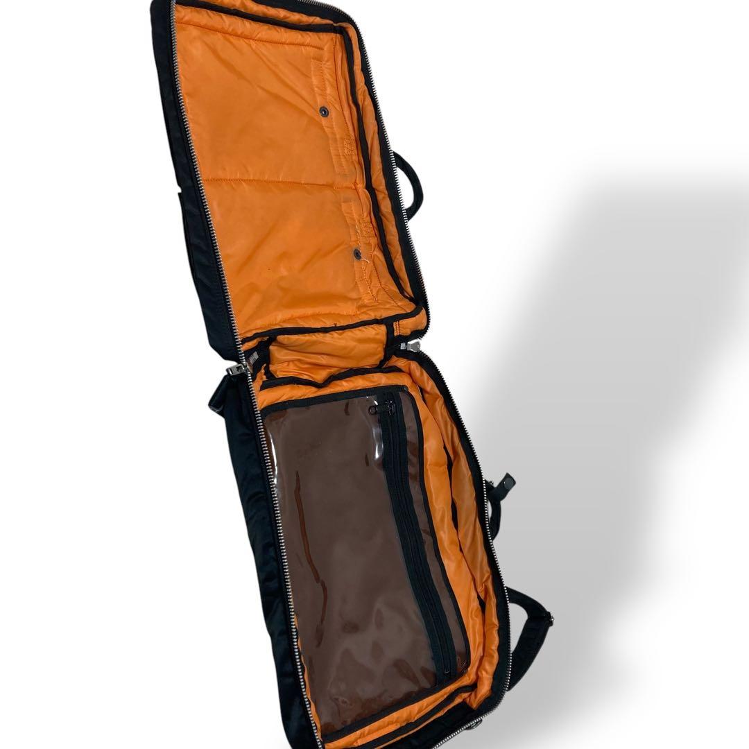 【美品】ポーター　タンカー　2way ビジネスバッグ　ショルダー　ナイロン　黒