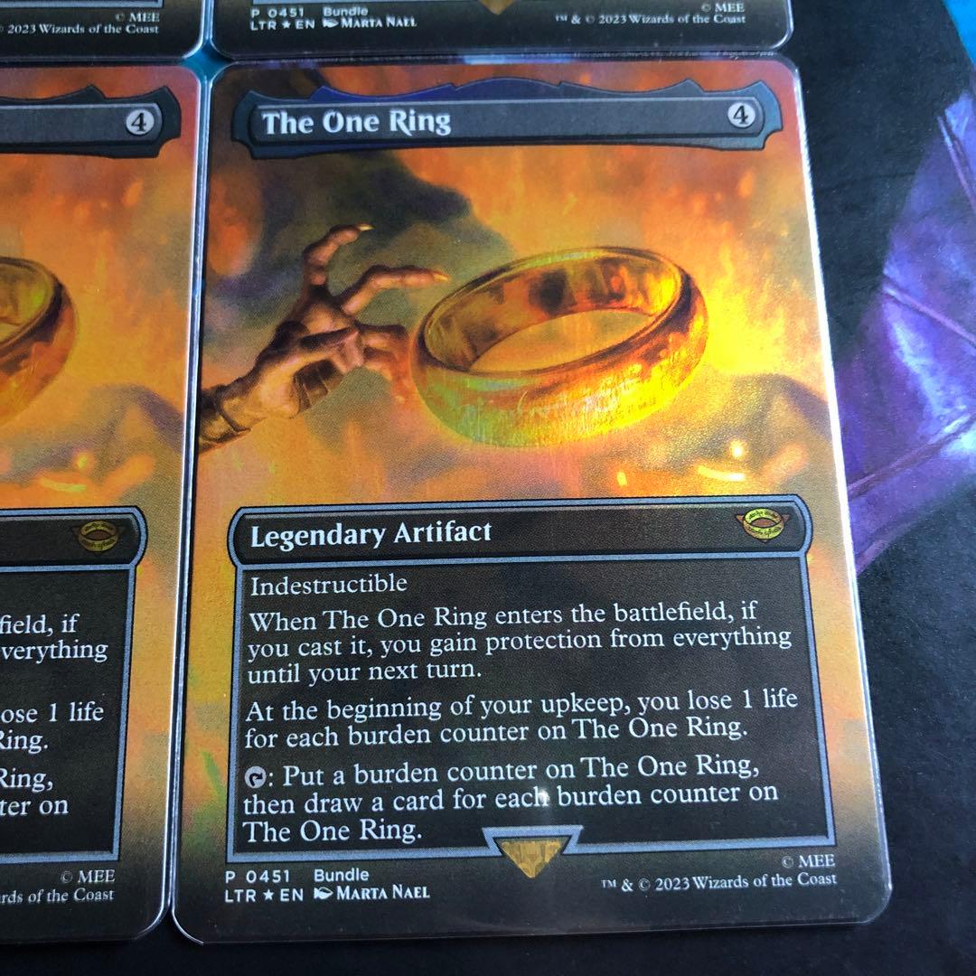 MTG 一つの指輪 / The One Ring （ひとつのゆびわ）4枚セット