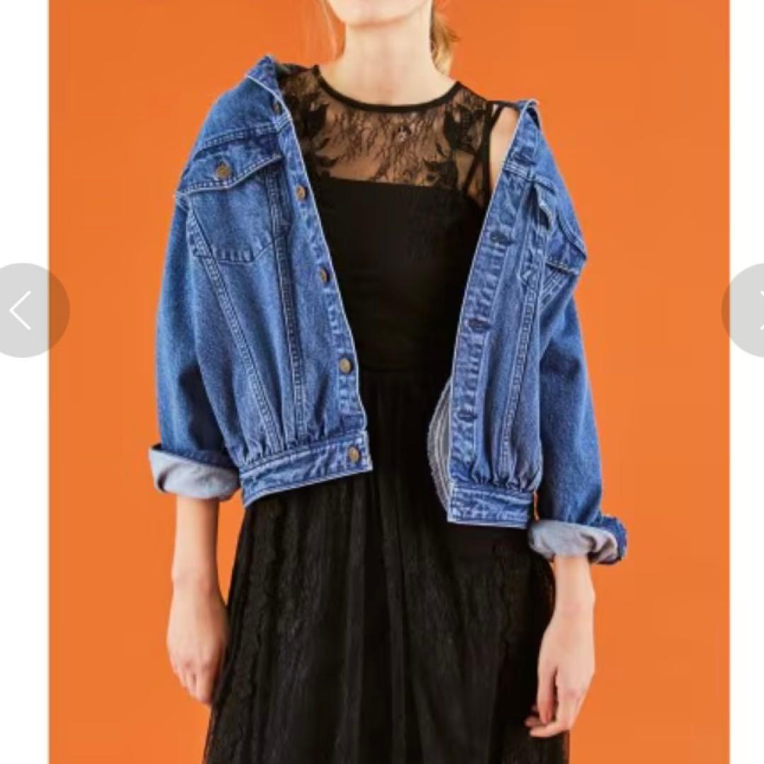 タグ付きSNIDEL スナイデル エンブロイダリーレースワンピース ロング丈 黒