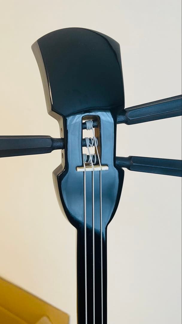 本皮 三線 美品！ケース+ウマ+バチ付き 沖縄三線