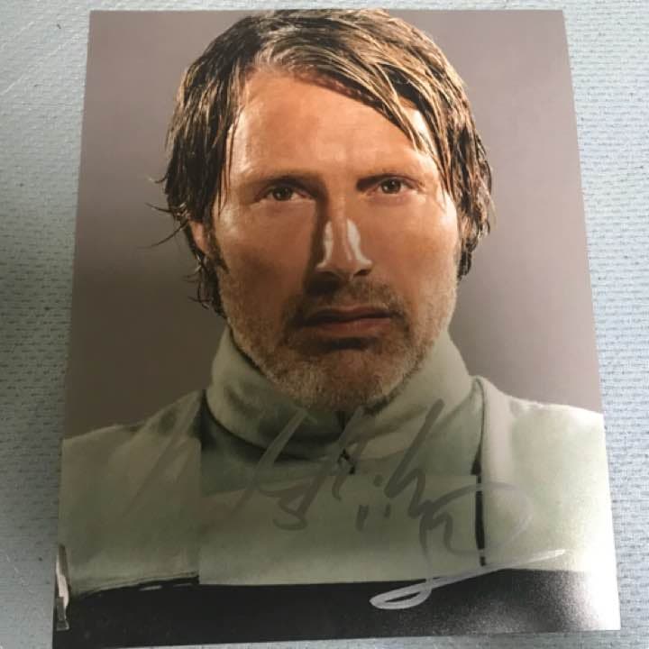 マッツ ミケルセン 直筆サイン