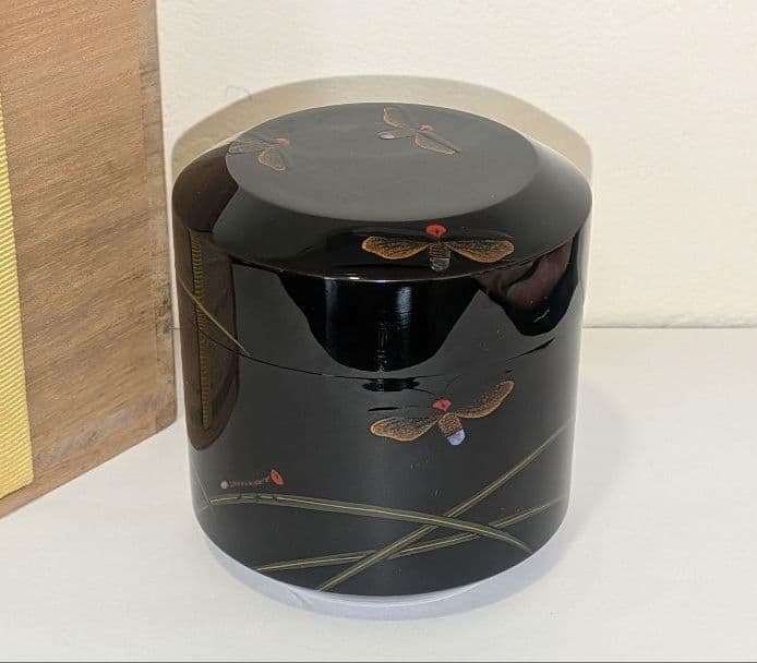 『蛍早苗』吹雪　即中斎好写　二代前端春斎　蒔絵茶道具表千家宗伴書付的々斉前端春斉