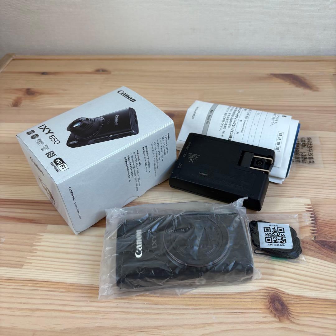 極美品　Canon キャノン　コンパクトデジタルカメラ　IXY 650 ブラック