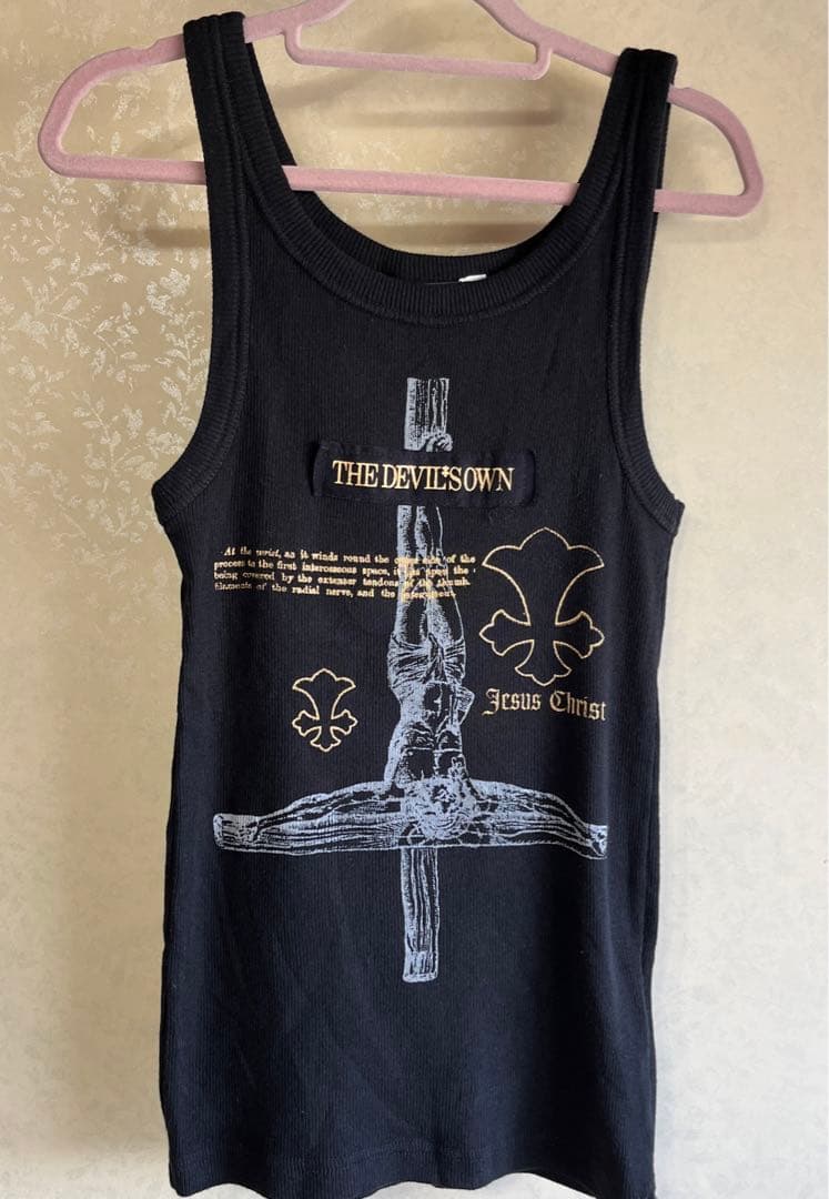 ★レア品★HYDE DEVIL’S OWN ブランド　十字架　黒タンク　ラルク