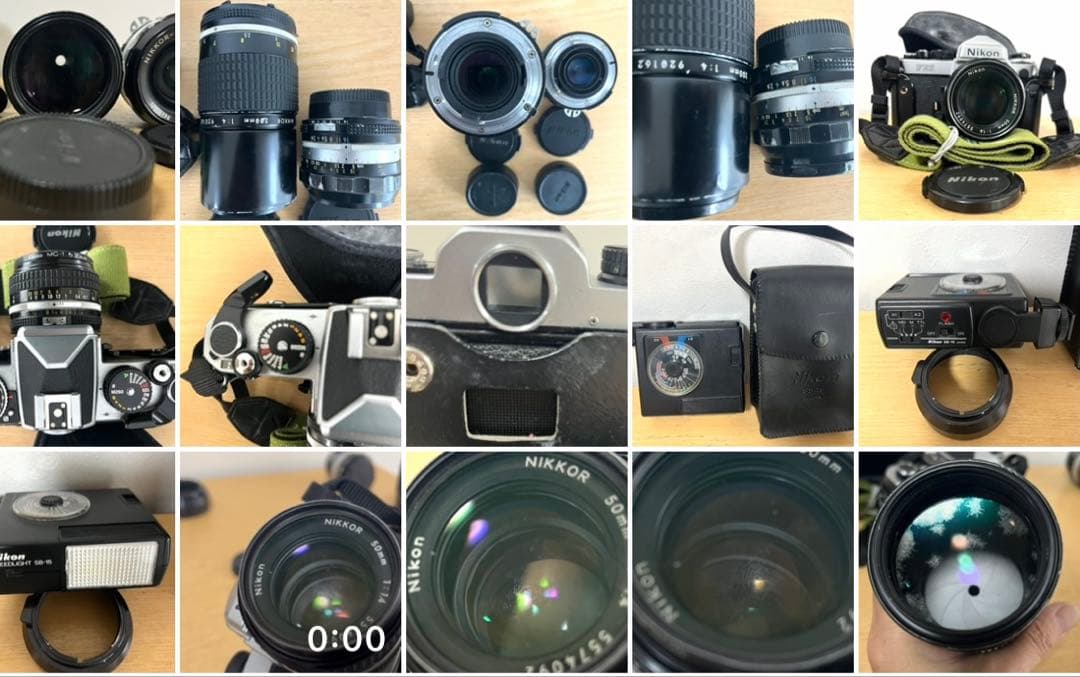 C*O様 ジャンク　フィルムカメラNikonFe2 CanonQL レンズなど一
