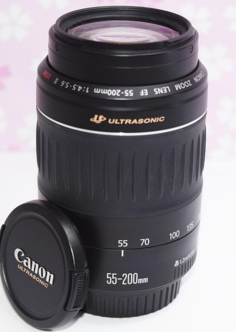 ✨極美品✨Canon☆望遠レンズ☆EF55-200mm ☆遠景に最適