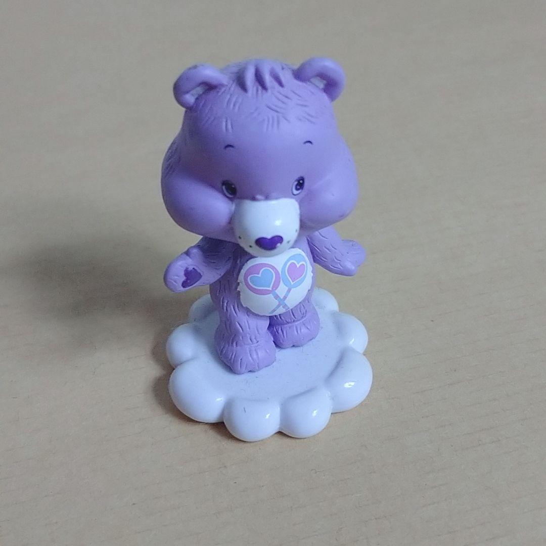 ケアベア ラベンダー色 フィギュア