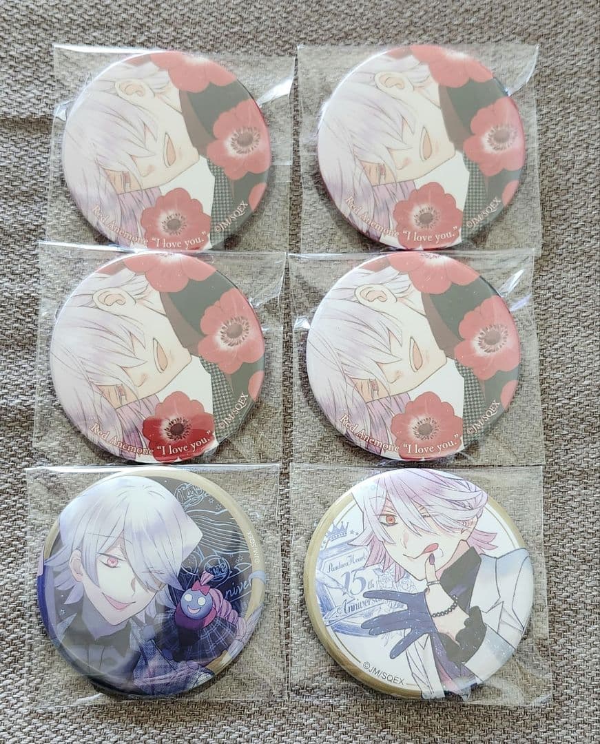 望月淳 PandoraHearts 15th 花言葉 缶バッジ ブレイク