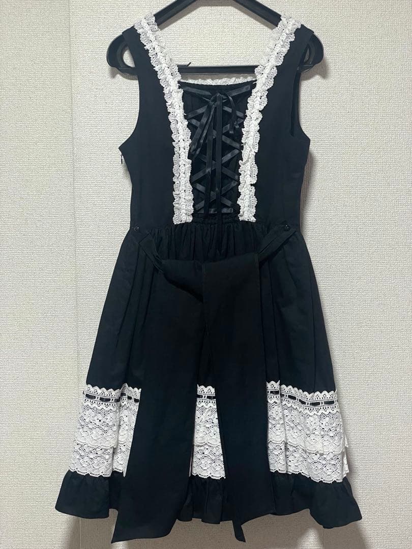 BABY レースフリルJSK 黒