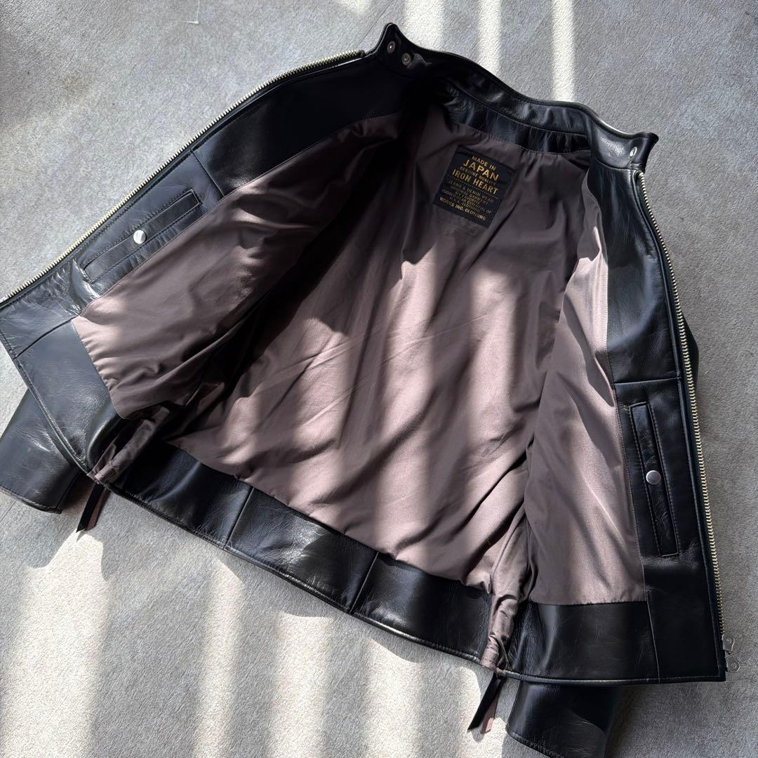 IRON HEARTアイアンハートシングルライダース ホースハイド IHJ-35