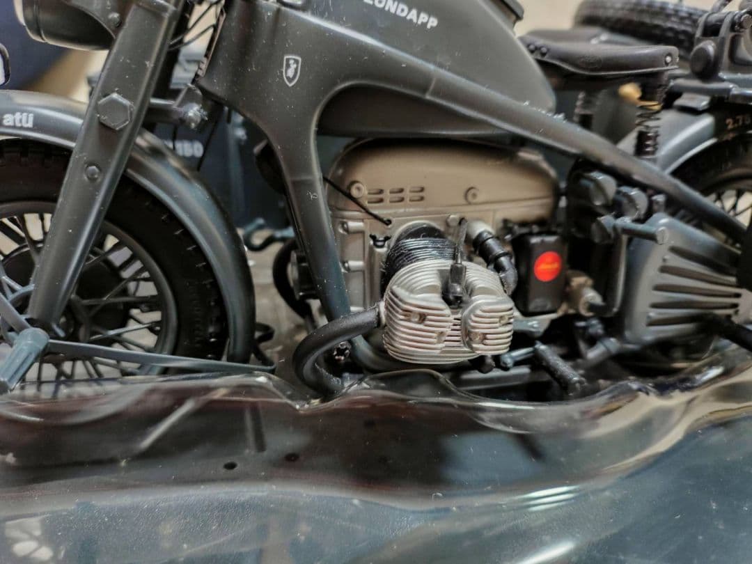 シュコー　ツェンダップ　KS750 サイドカー　 サイズ1/10