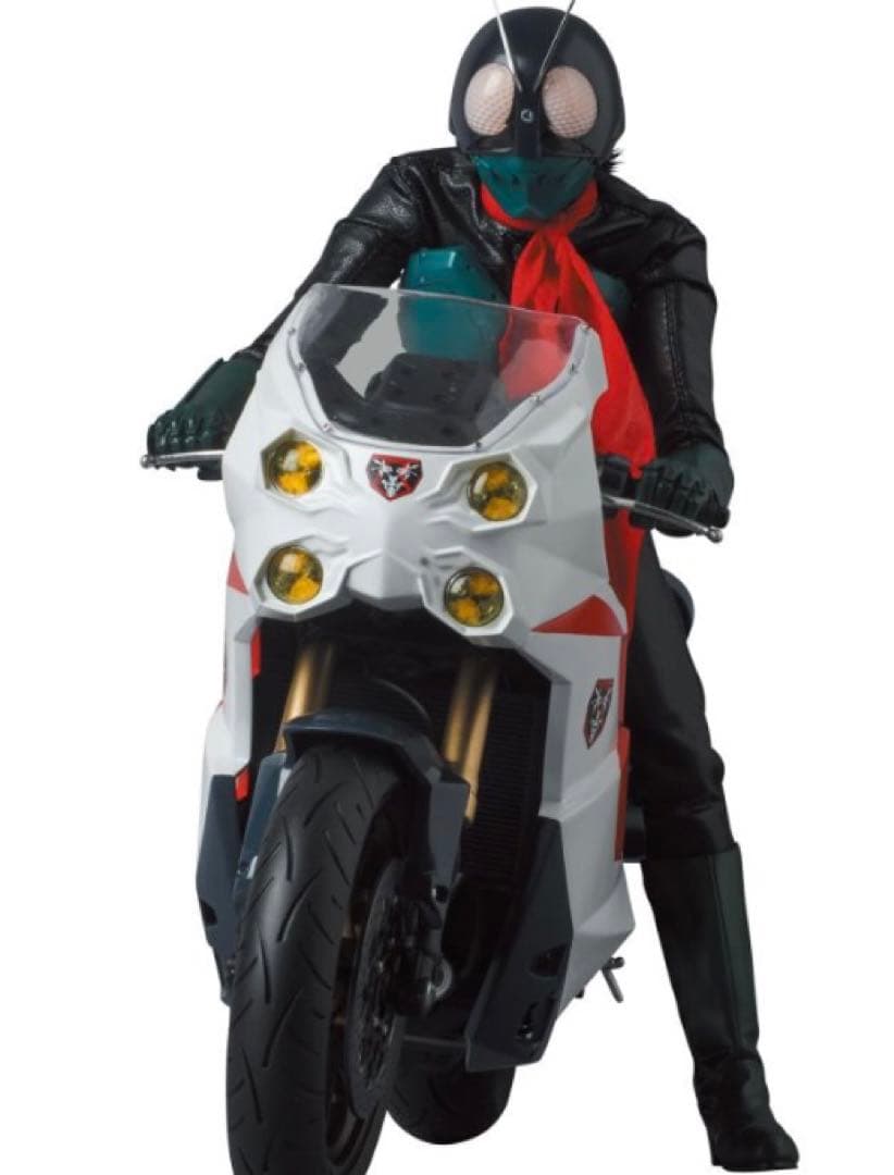 メディコムトイ　rahシン仮面ライダー　サイクロン号セット