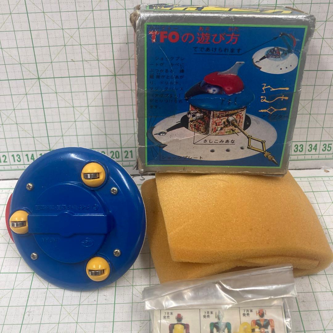 1970年代超合金ポピニカグレンダイザーTFO兜甲児の円盤未使用品!箱は、痛み有
