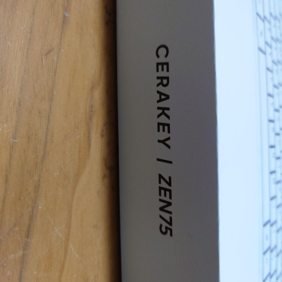 CERAKKEY ZEN75 ホワイト ブランク おまけつき