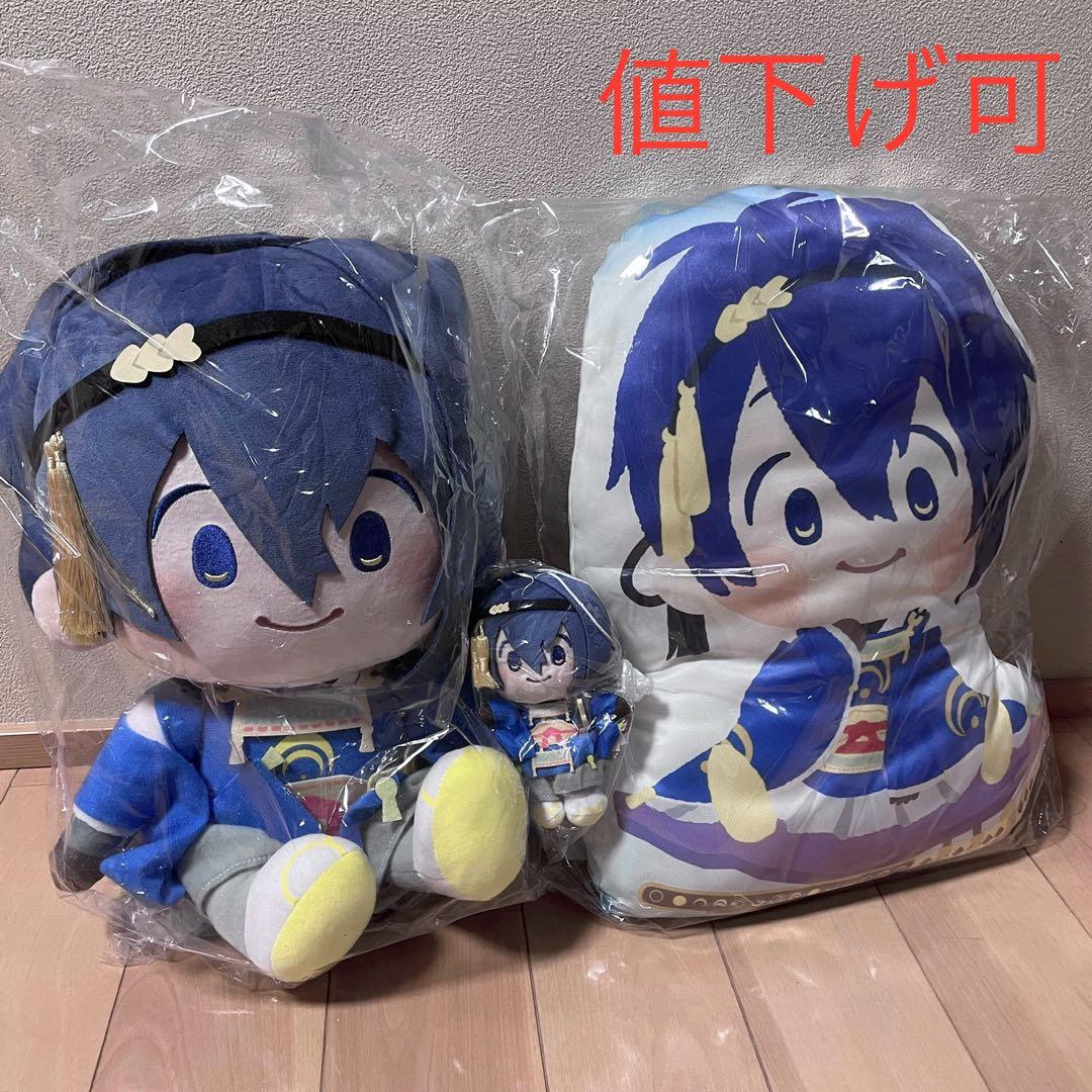 わんぱく　刀剣乱舞　三日月宗近　A賞　BIGぬいぐるみ　B賞　クッション　セット