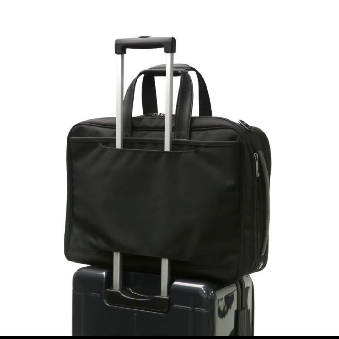 未使用級✨ ace. ビジネスバッグ　PC収納　2way 大容量　A4 B4