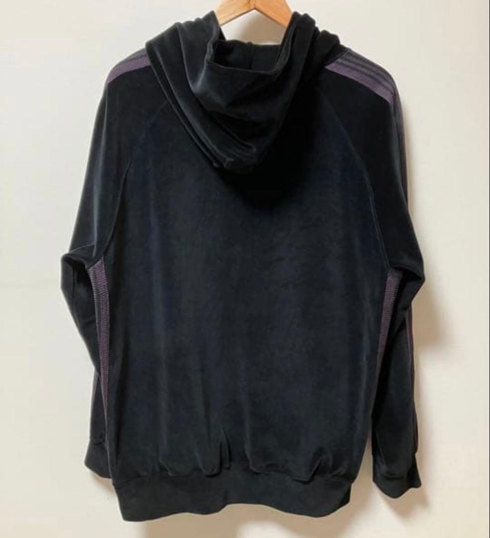 NEEDLES 21AW ベロア パーカー 黒 L