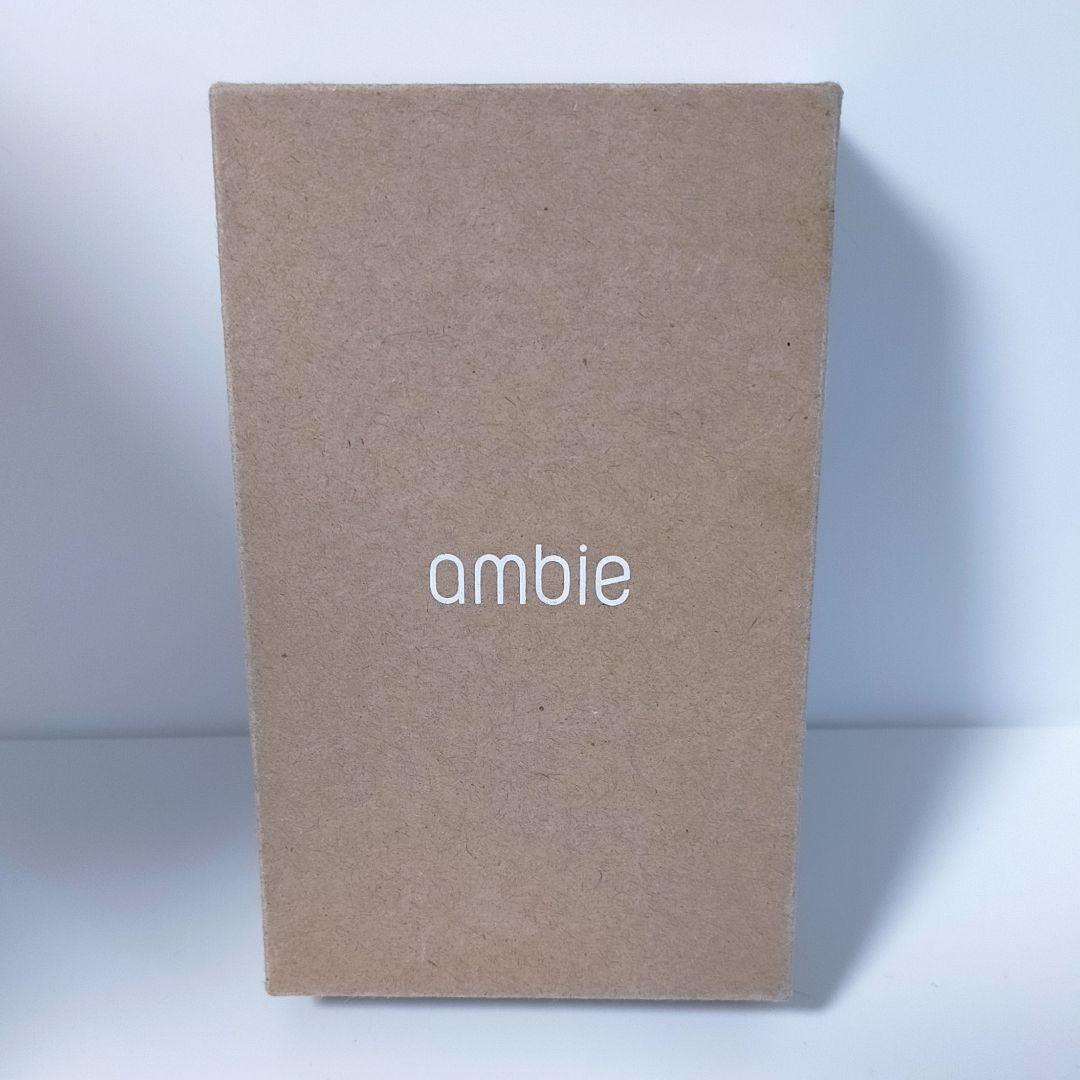 【送料無料】ambie ワイヤレスイヤホン ブラック　AM-TW01/BC