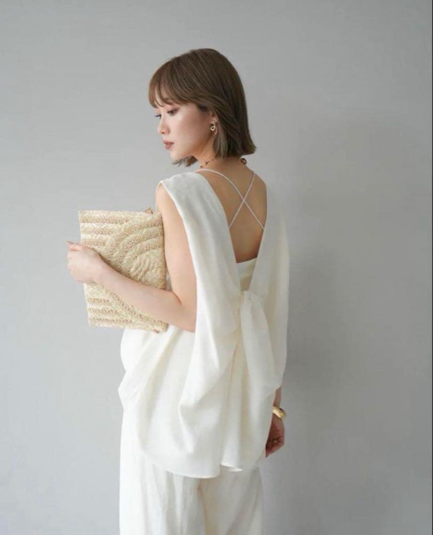 lumier ブラウス+キャミソール+ワイドパンツ(3SET)