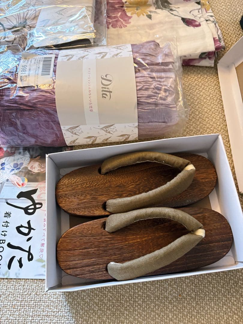 Dita 京藤色の菊重ね　浴衣