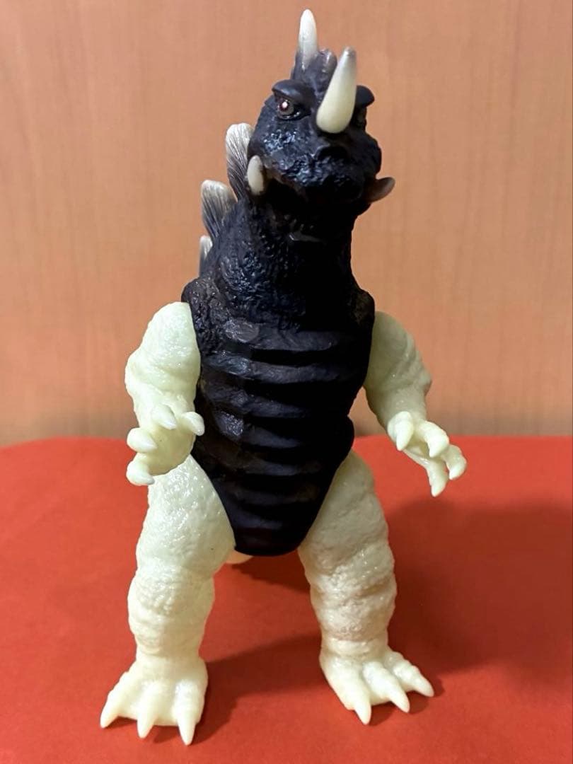 珍■ マルサン マルモン キングゴドラス ソフビ 蓄光