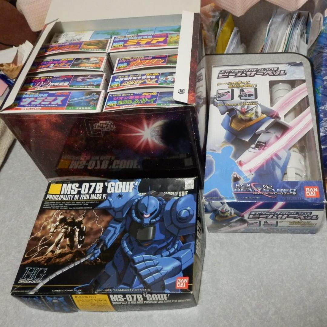 ★新品１１点❤️ガンダム★一年戦争バトルシップセット★ビームサーベル★黒い三連星